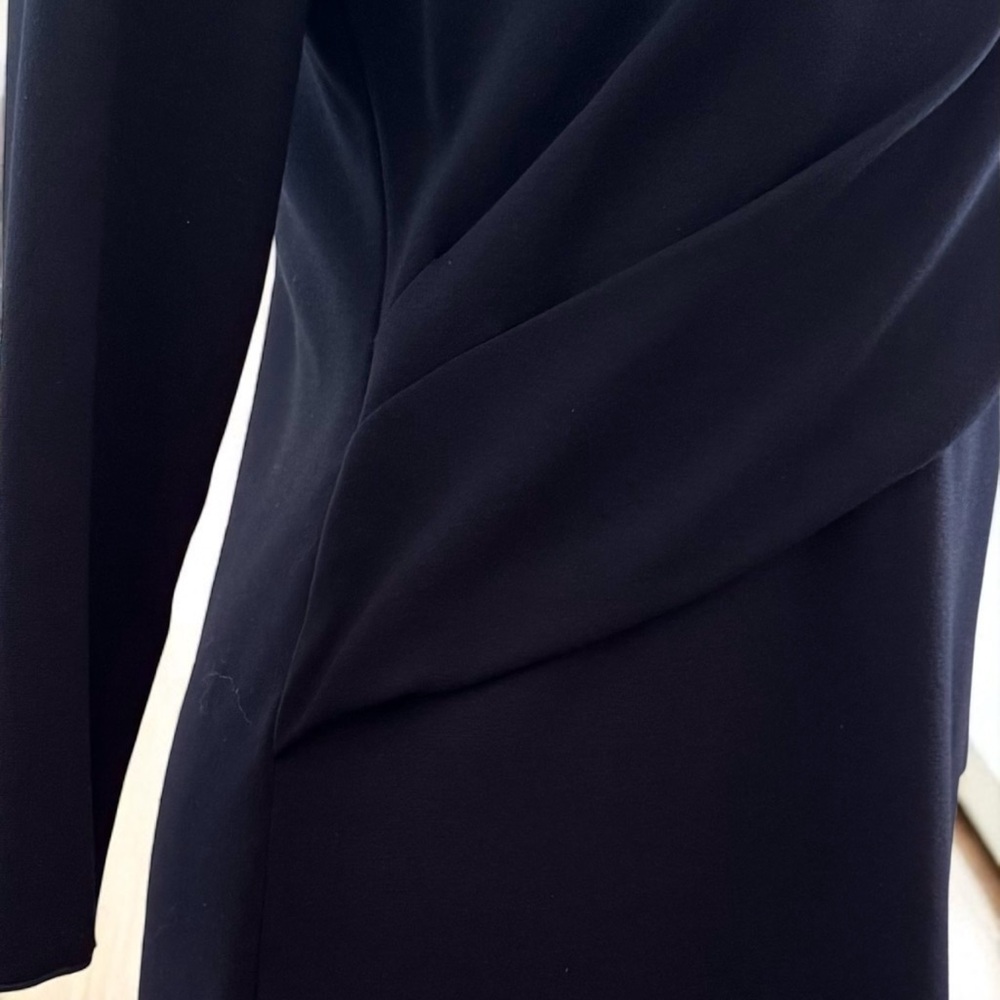 Emporio Armani Luxury Navy Milano Stitch Sheath Dress LIKE NEW - Picture 2 of 7